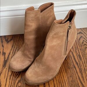 Tan Suede Ankle Boots